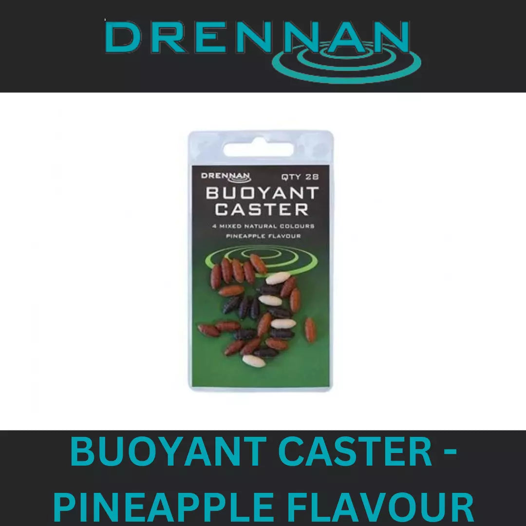 DRENNAN BUOYANT CASTERS 4 MIXED NATURAL COLOURS PINEAPPLE FLAVOUR