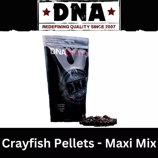 DNA BAITS Crayfish Pellets - Maxi Mix