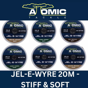 Atomic Tackle JEL E WYRE 20m STIFF- SOFT 25lb/35lb