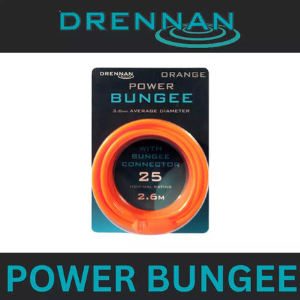 DRENNAN POWER BUNGEE POLE ELASTIC 2.6m HOLLOW CORE