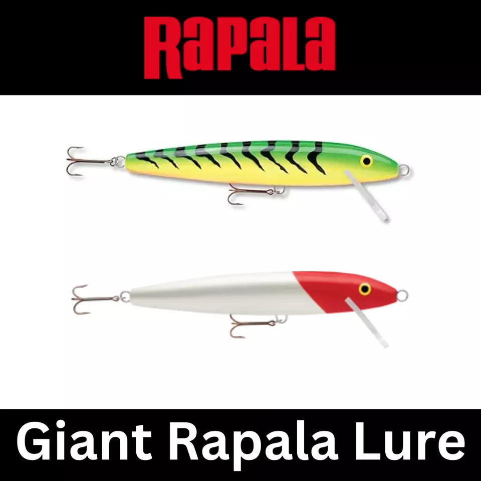 RAPALA - Giant Rapala Lure - Multiple Colours