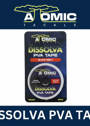 Atomic Tackle Dissolva PVA Tape Slow Melt 10mm (20m)