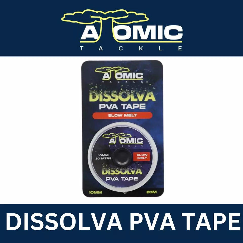 Atomic Tackle Dissolva PVA Tape Slow Melt 10mm (20m)