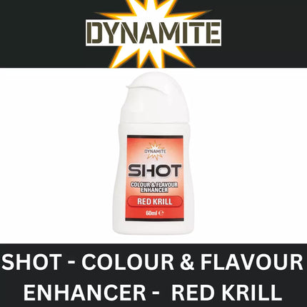 DYNAMITE SHOT COLOUR & FLAVOUR ENHANCER RED KRILL 60ml