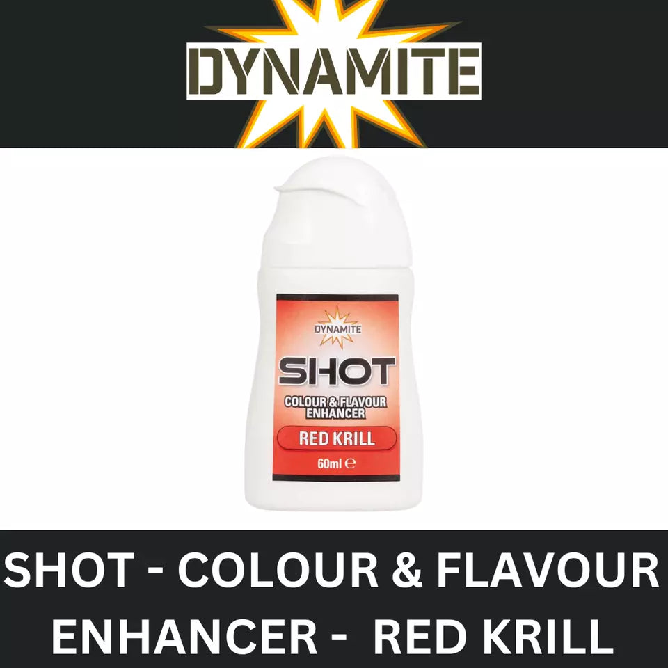 DYNAMITE SHOT COLOUR & FLAVOUR ENHANCER RED KRILL 60ml