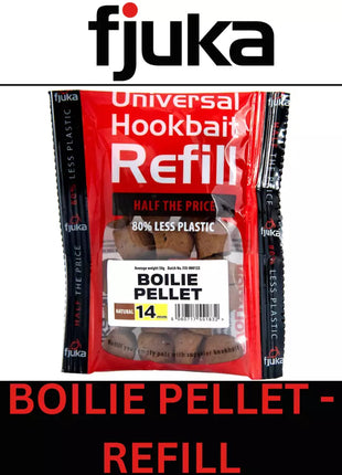 FJUKA BOILIE PELLET NATURAL UNIVERSAL HOOKBAIT REFILL 14mm