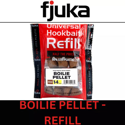 FJUKA BOILIE PELLET NATURAL UNIVERSAL HOOKBAIT REFILL 14mm