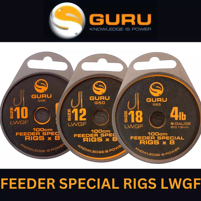 GURU FEEDER SPECIAL RIGS LWGF 100cm