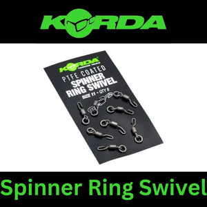 KORDA PTFE COATED RING SWIVEL Size 8 & Size 11