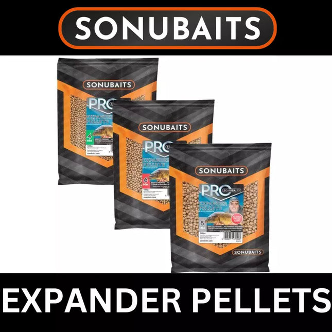 PRO SONUBAITS EXPANDER PELLETS 2mm / 4mm / 6mm / 8mm 500g