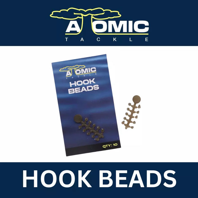 Atomic Tackle Hook Beads – Weed Green