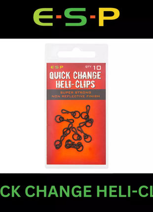 ESP QUICK CHANGE HELI-CLIPS SUPER STRONG NON REFLECTIVE FINISH