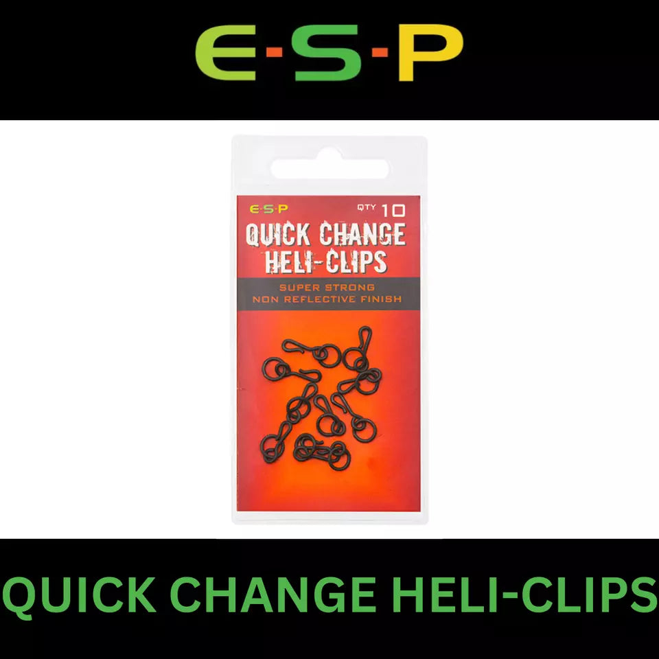 ESP QUICK CHANGE HELI-CLIPS SUPER STRONG NON REFLECTIVE FINISH