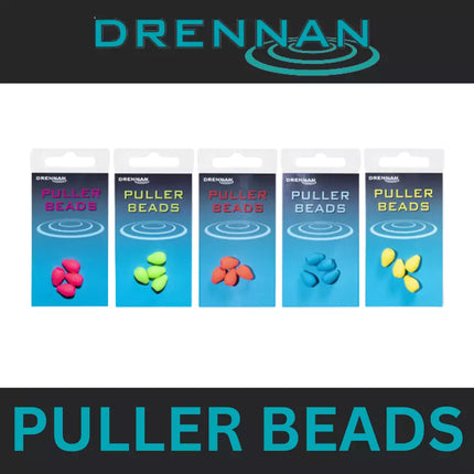 DRENNAN PULLER BEADS RED / AQUA / PINK / YELLOW / GREEN