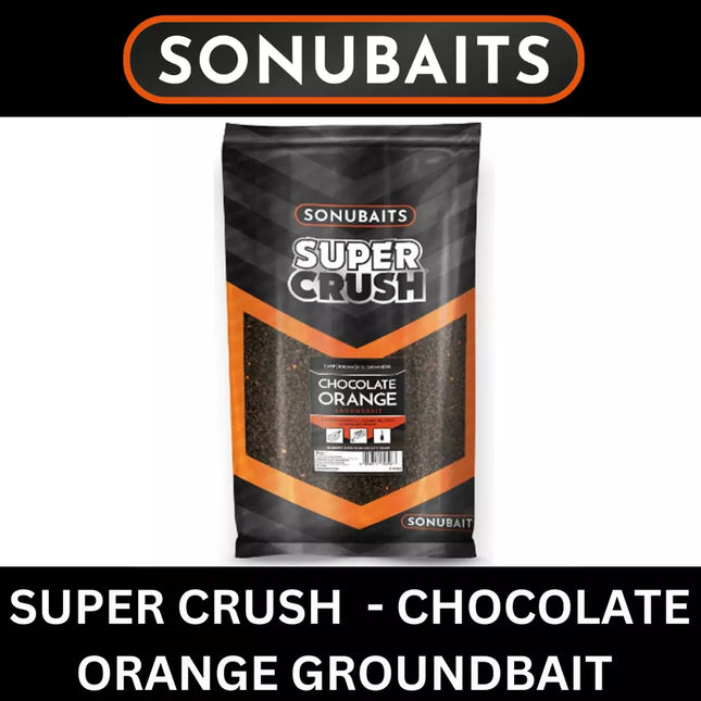 SONUBAITS SUPERCRUSH CHOCOLATE ORANGE GROUNDBAIT 2kg