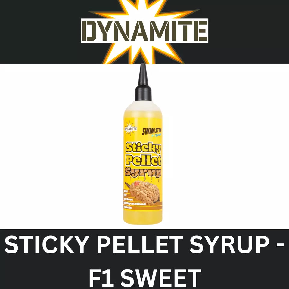 DYNAMITE SWIM STIM F1 SWEET STICKY PELLET SYRUP 300ml