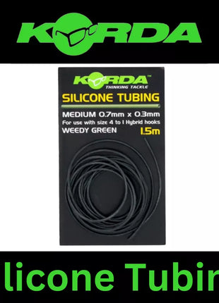 KORDA SILICONE TUBING MEDIUM 0.7mm x 0.3mm 1.5m