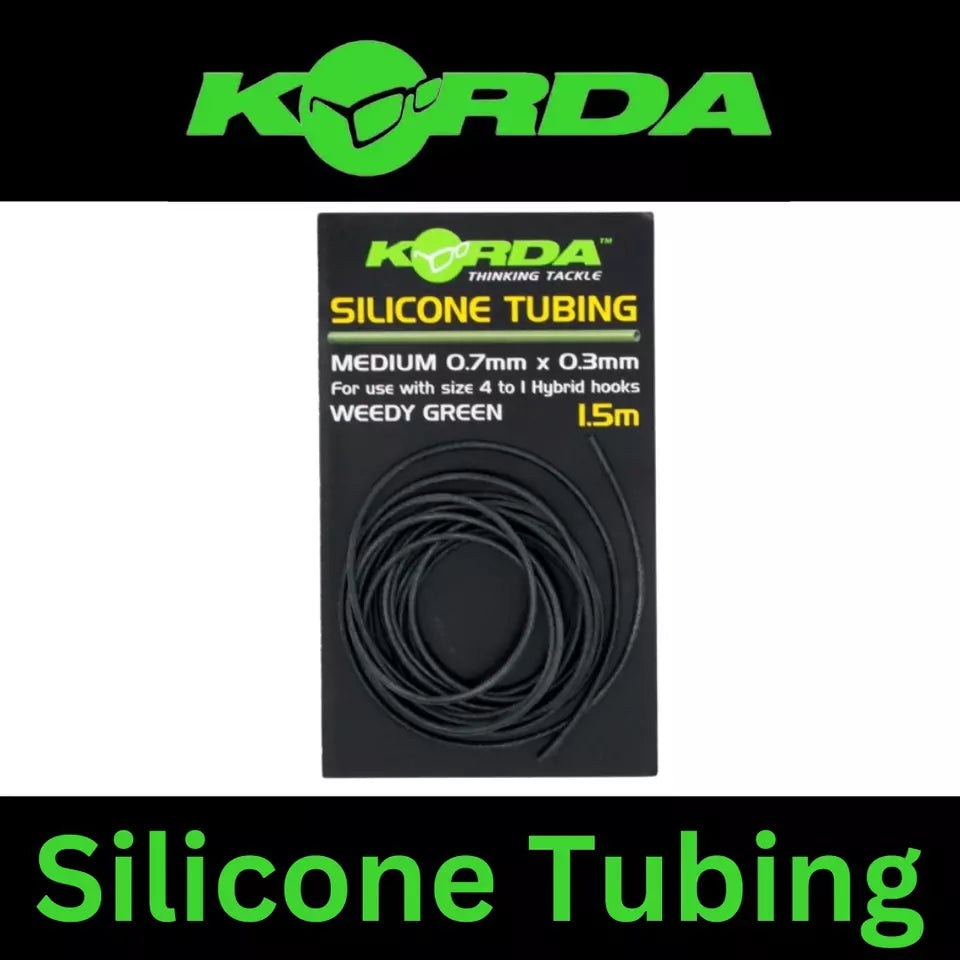 KORDA SILICONE TUBING MEDIUM 0.7mm x 0.3mm 1.5m