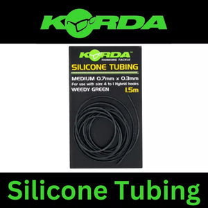 KORDA SILICONE TUBING MEDIUM 0.7mm x 0.3mm 1.5m