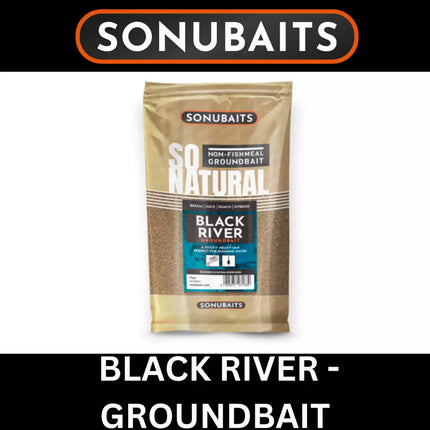 SONUBAITS SO NATURAL BLACK GROUNDBAIT 1kg