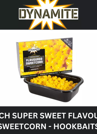 DYNAMITE FRENZIED FLAVOURED SWEETCORN MATCH SUPER SWEET HOOKBAITS