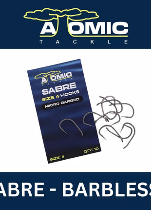 Atomic Tackle Sabre Barbless Size 6
