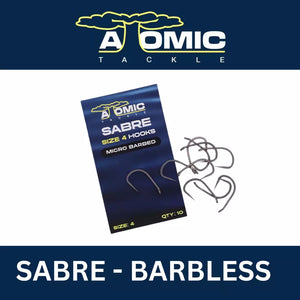 Atomic Tackle Sabre Barbless Size 6