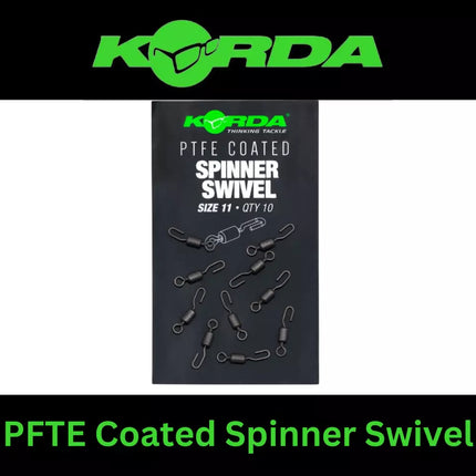 KORDA PTFE COATED SPINNER SWIVEL Size 11