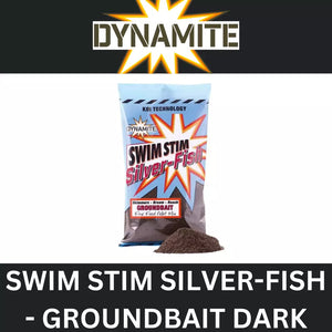 DYNAMITE SWIM STIM SILVER FISH GROUNDBAIT DARK