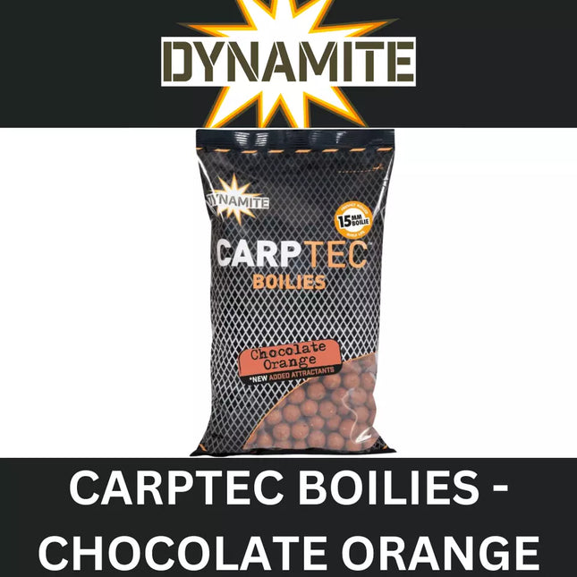 DYNAMITE CARPTEC BOILIES CHOCOLATE ORANGE 15mm - 900g