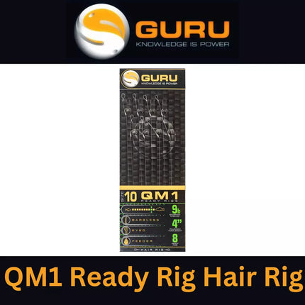 GURU QM1 READY RIGS HAIR RIG 4’’