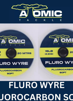 Atomic Tackle Fluro Wyre Fluorocarbon Soft – 20m (15lb & 25lb)