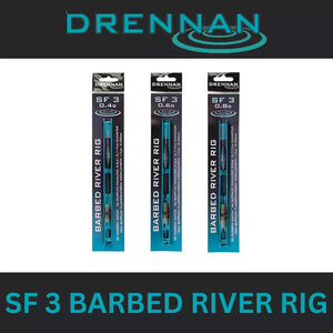 DRENNAN SF 3 BARBED RIVER RIG 0.4g / 0.6g / 0.8g