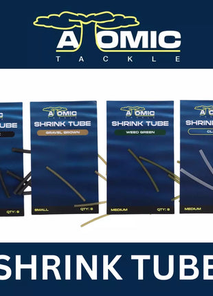 Atomic Tackle Shrink Tube Small, Medium, Large - All Colours