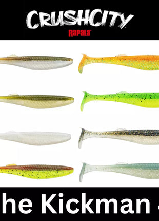 CRUSHCITY The Kickman 4-Inch Soft Bait | Multiple Colors