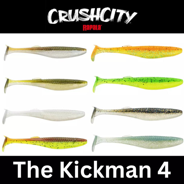 CRUSHCITY The Kickman 4-Inch Soft Bait | Multiple Colors