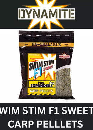 DYNAMITE SWIM STIM F1 SWEET PRO EXPANDERS CARP PELLETS 4mm/6mm