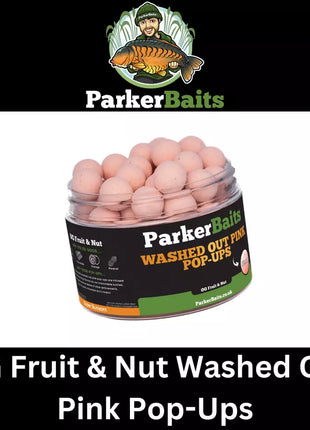 Parker Baits OG Fruit & Nut Washed Out Pink Pop-Ups 12mm & 15mm