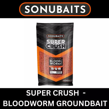 SONUBAITS SUPERCRUSH BLOODWORM GROUNDBAIT 2kg