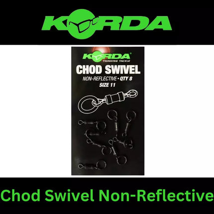 KORDA CHOD SWIVEL Non Reflective Size 11