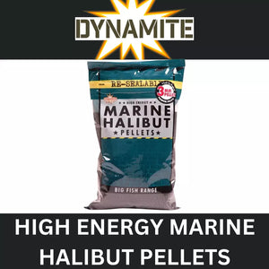 DYNAMITE HIGH ENERGY MARINE HALIBUT PELLETS 3mm/4mm/6mm/8mm/10mm/14mm