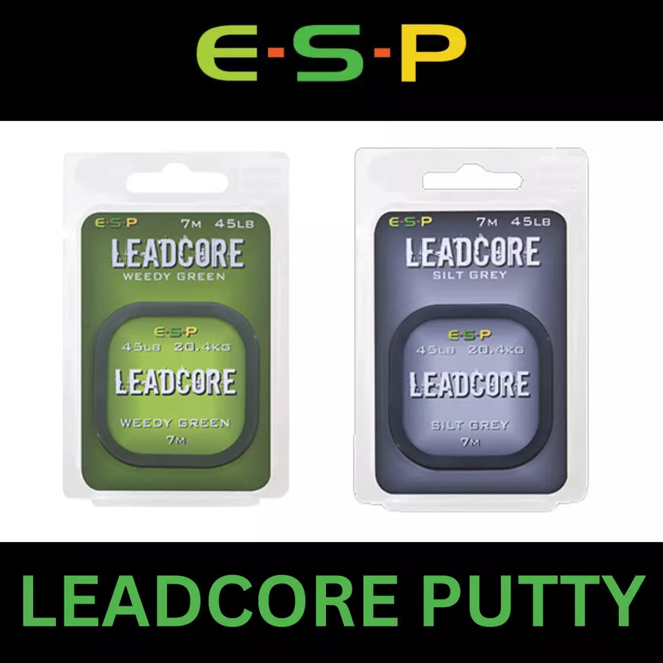 ESP LEADCORE 45lb 20.4kg 7m SILT GREY / WEEDY GREEN