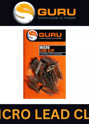 GURU MICRO LEAD CLIP 10 MICRO CLIPS & SWIVELS