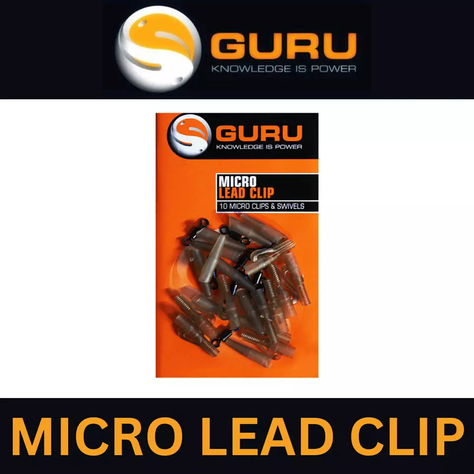 GURU MICRO LEAD CLIP 10 MICRO CLIPS & SWIVELS