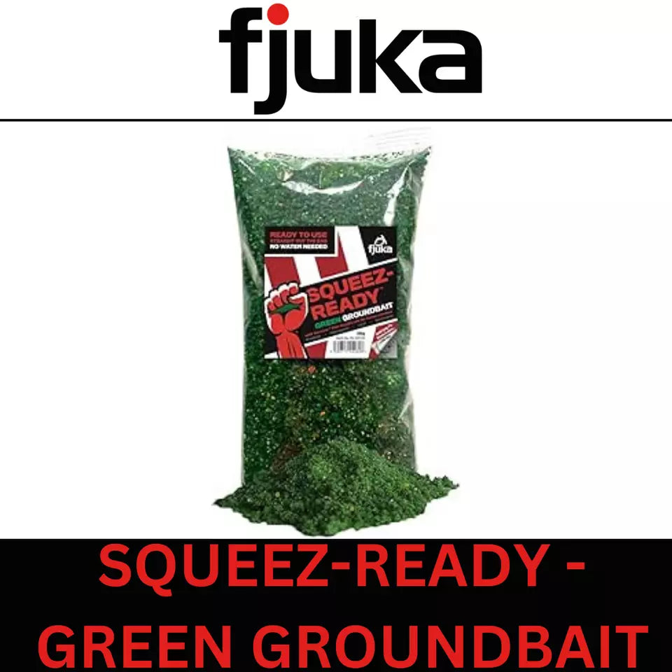 FJUKA SQUEEZE-READY GREEN GROUNDBAIT