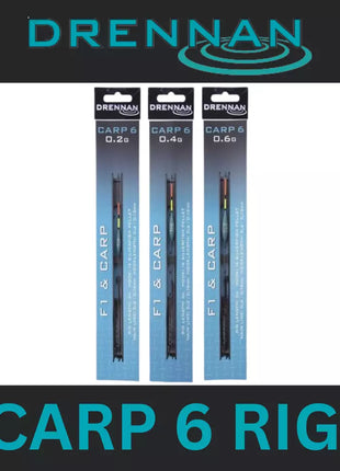 DRENNAN CARP 6 RIG LENGTH: 3mm HOOK: 16 SILVERFISH PELLET 0.2g / 0.4g / 0.6g