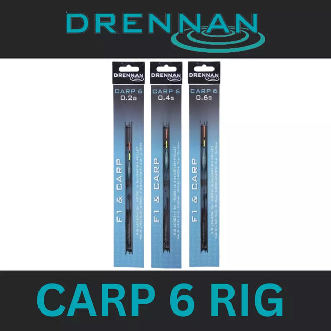 DRENNAN CARP 6 RIG LENGTH: 3mm HOOK: 16 SILVERFISH PELLET 0.2g / 0.4g / 0.6g