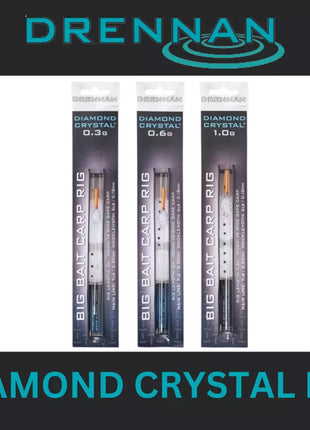 DRENNAN DIAMOND CRYSTAL RIG LENGTH: 3mm HOOK: 14 WIDE GAPE CARP 0.3g / 0.6g / 1.