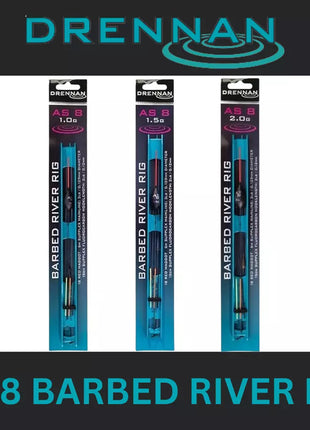 DRENNAN AS 8 BARBED RIVER RIG 1.0g / 1.5g / 2.0g
