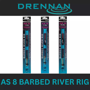 DRENNAN AS 8 BARBED RIVER RIG 1.0g / 1.5g / 2.0g